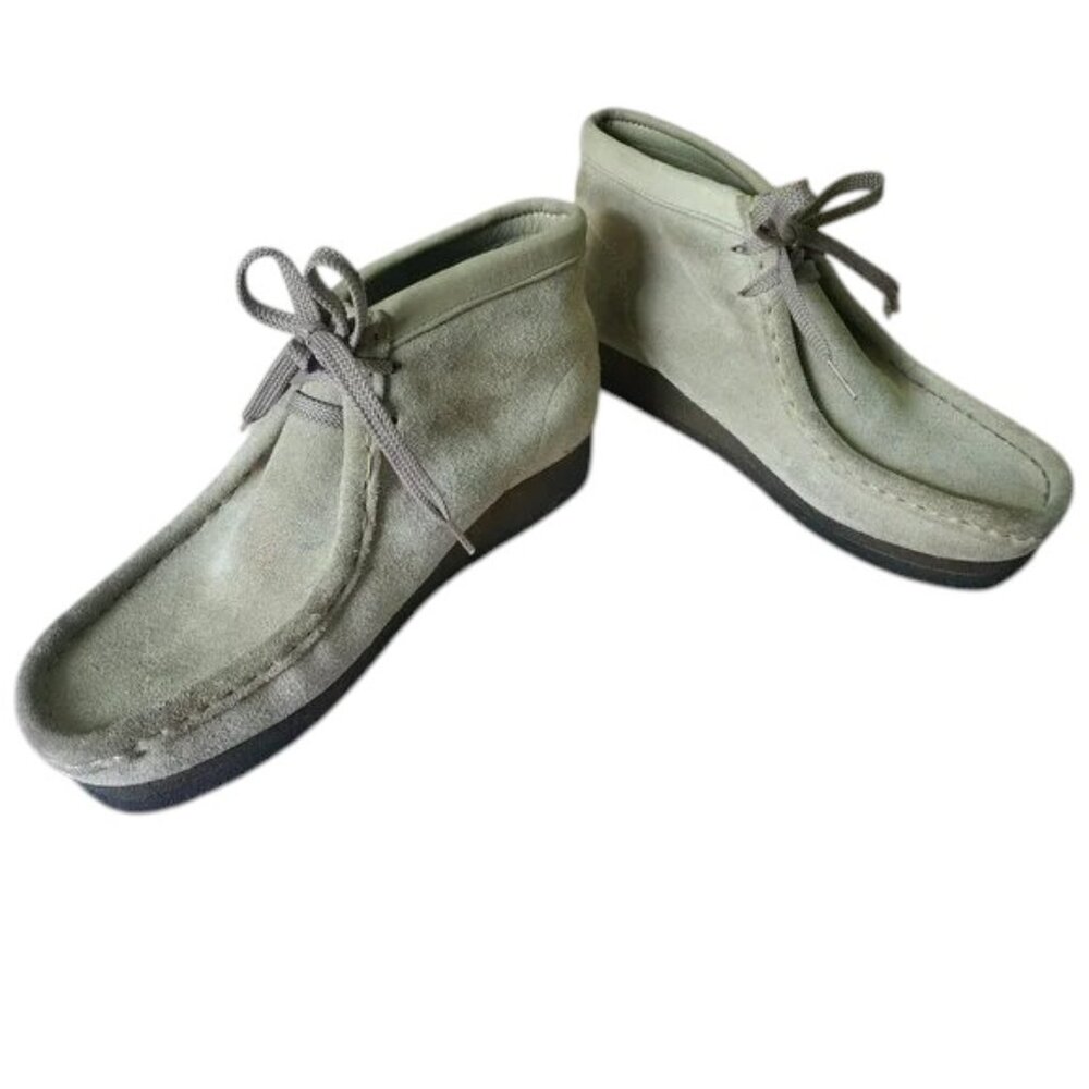 Clarks Original Wallabee Shoes/Boots Men’s Size 5.5 M Tan Suede Style 35385
